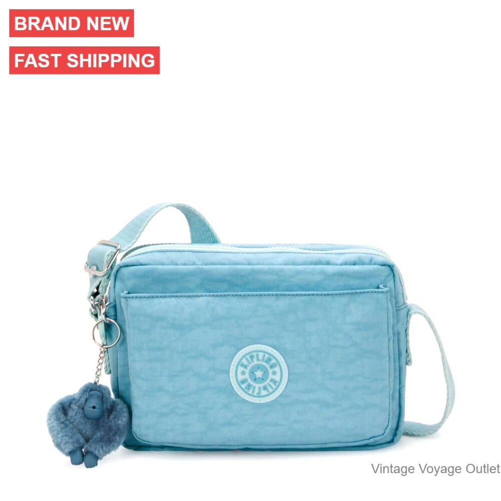 Medium Crossbody Bag With Adjustable Strap, Multiple Zip Pockets, Water